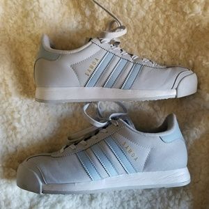 Adidas Periwinkle Baby Blue Samoa Sneakers